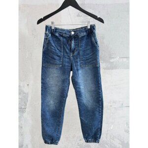 Bootlegger High Rise Denim Joggers  27